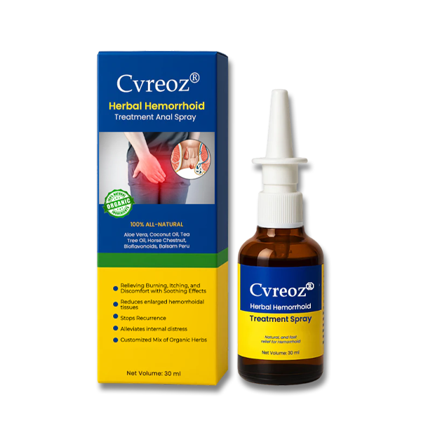 Cvreoz® Φυτικό σπρέι για τη θεραπεία αιμορροΐδων σε πρωκτικό σπρέι