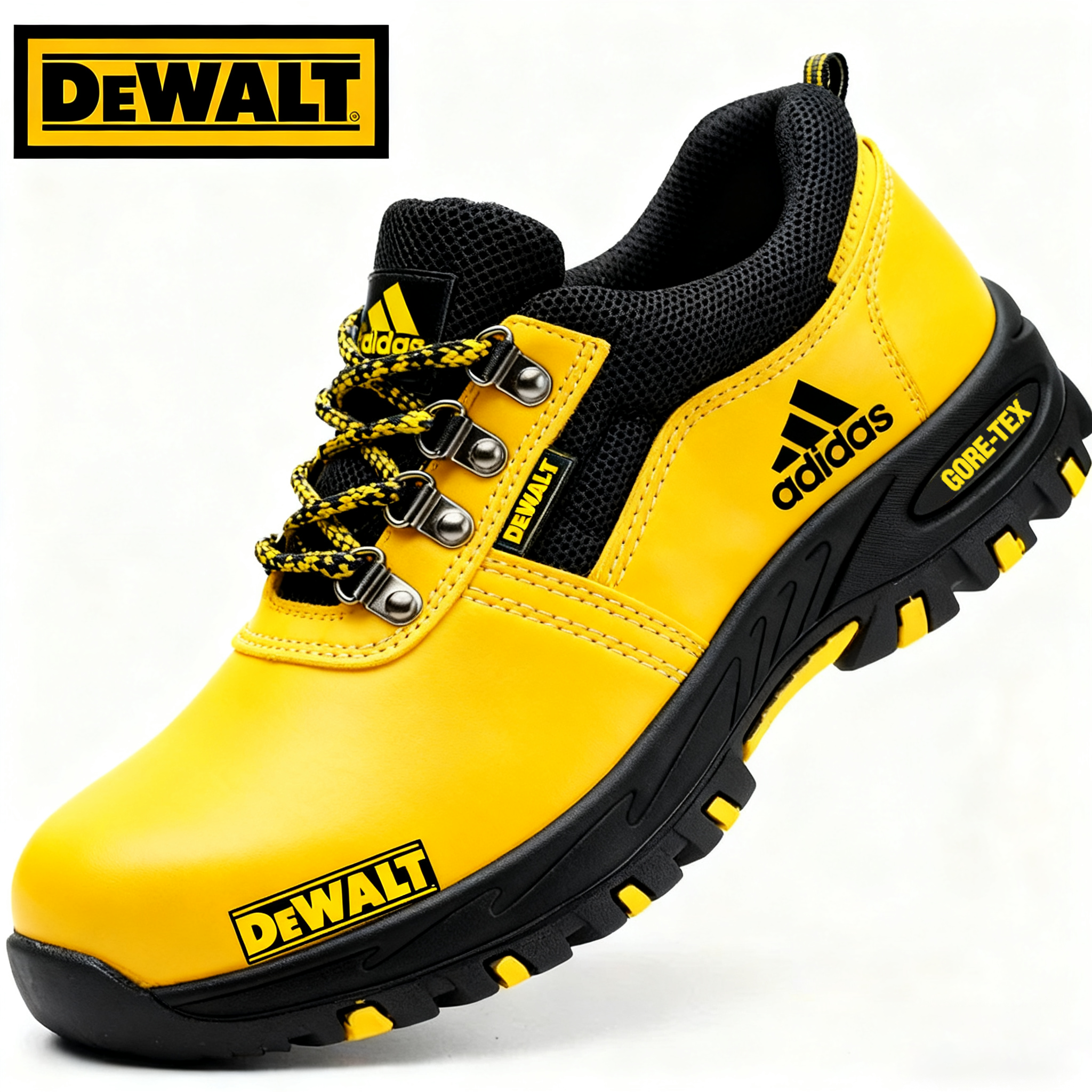Τα τελευταία 50 ζευγάρια κάλτσες🎁adidas® και η DEWALT συνεργάζονται για την ανάπτυξη αδιάβροχων μπότες πεζοπορίας
