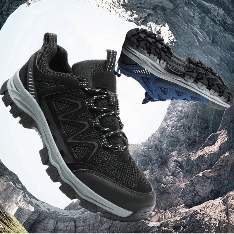 👟 Ανδρικά ελαφριά παπούτσια πεζοπορίας – αντιολισθητική, ανθεκτική σόλα