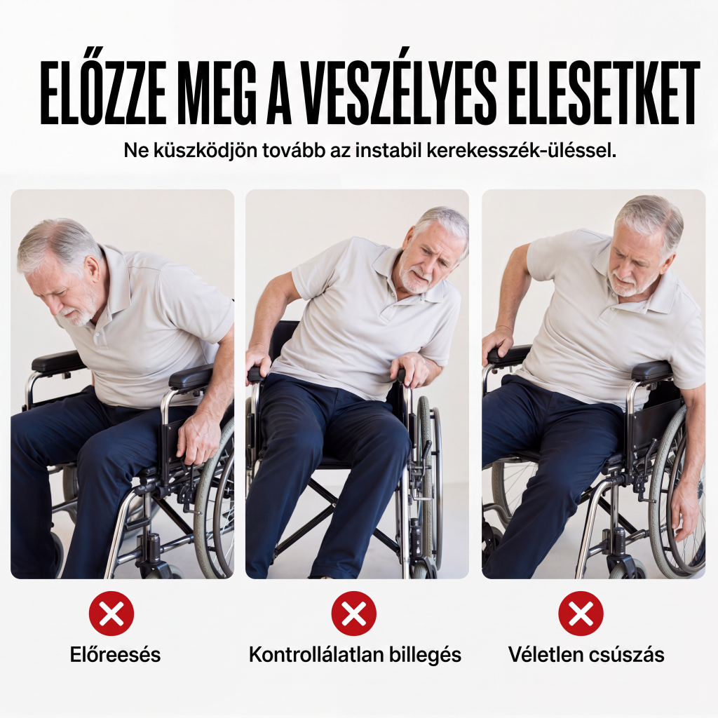 ♿ Biztonsági öv időseknek tolószékekhez 🛡️