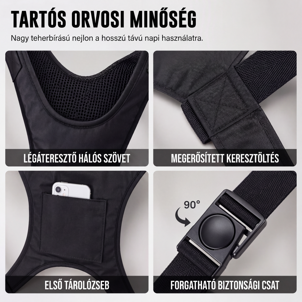 ♿ Biztonsági öv időseknek tolószékekhez 🛡️
